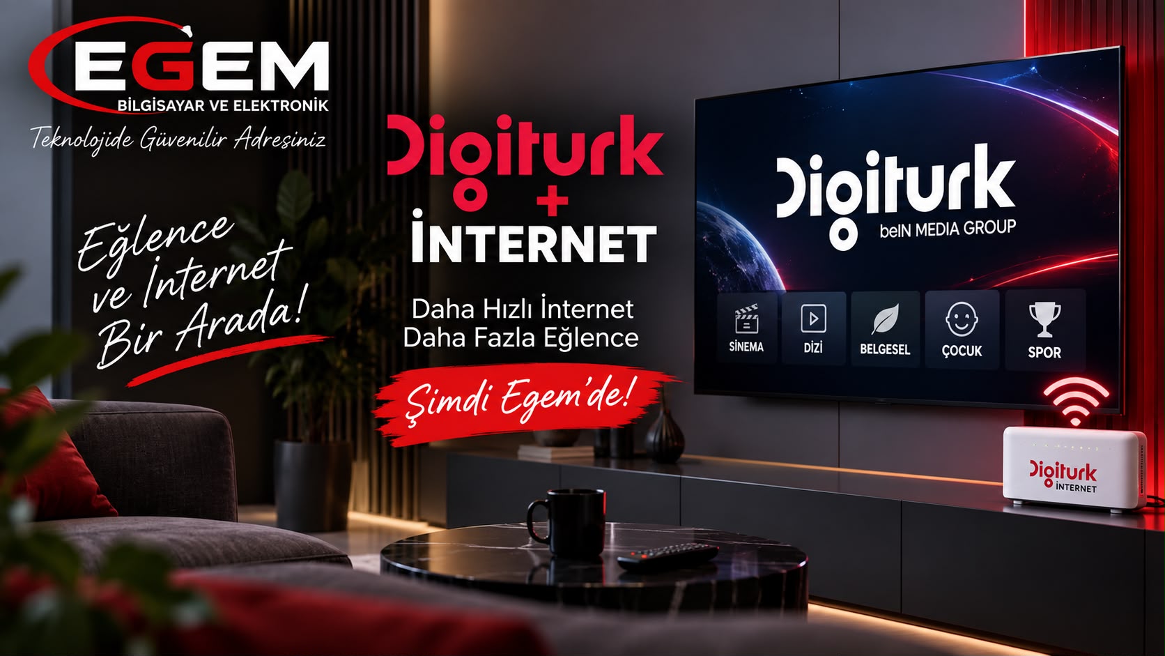 DİGİTÜRK + İNTERNET