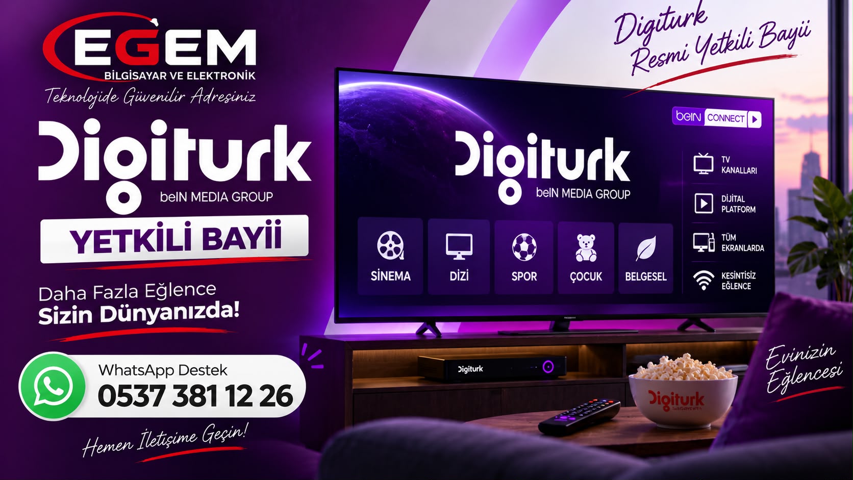DİGİTÜRK YETKİLİ BAYİİ